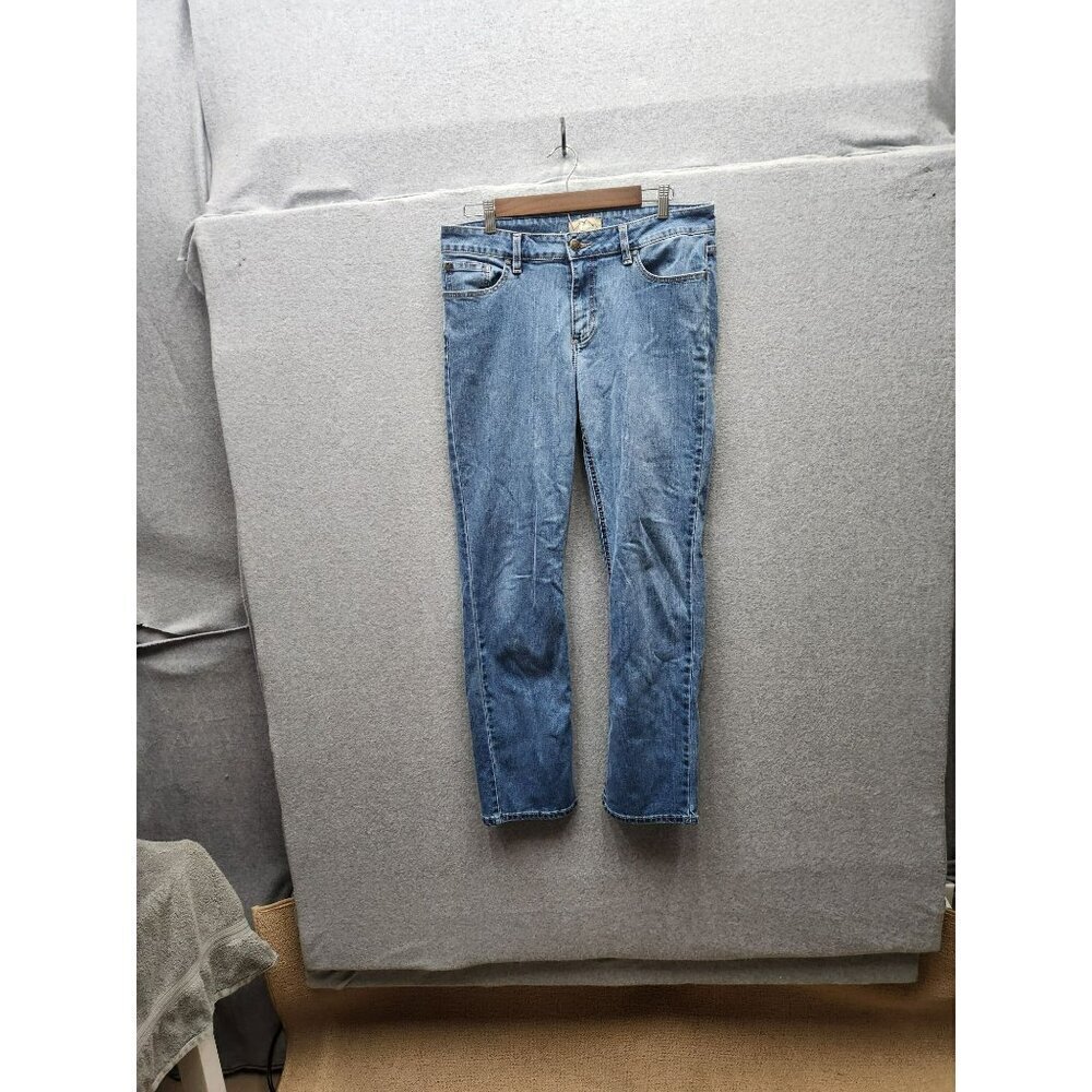 Blue Mountain Womens Mid-Rise Stretch Denim Jeans Size 12